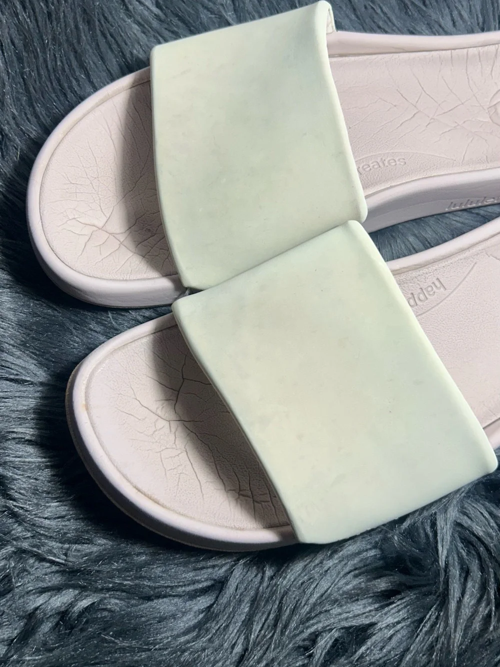 lululemon Restfeel Sand Dollar/Coastal Sand/Coastal Sand Slide Sandals Size 9